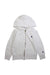 A White Zippered Sweatshirts from Champion in size 7Y for neutral. (Front View)