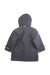 A Navy Coats from Miki House in size 4T for girl. (Back View)