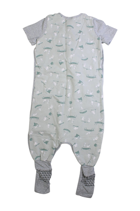 A Green Sleepsacs from Love To Dream in size 3T for boy. (Back View)