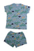 A Multicolour Shorts Sets from Petit Bateau in size 4T for boy. (Front View)