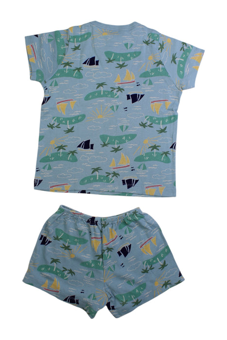 A Multicolour Shorts Sets from Petit Bateau in size 4T for boy. (Back View)