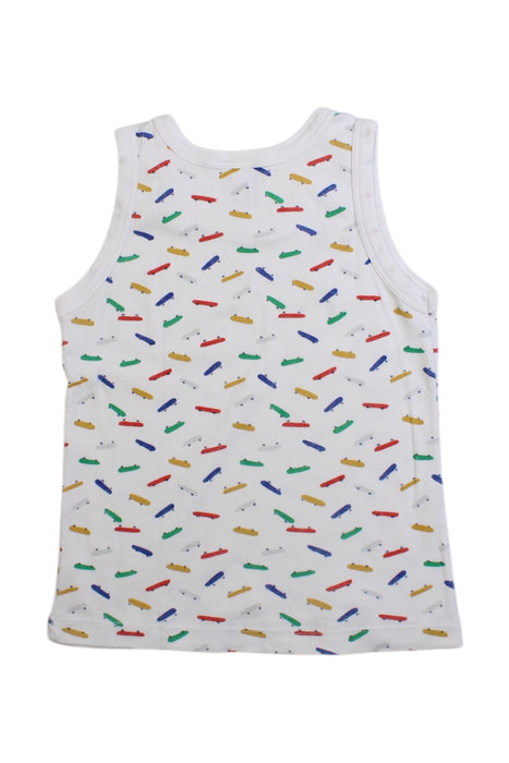 A Multicolour Sleeveless Tops from Petit Bateau in size 4T for boy. (Back View)