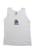 A White Sleeveless T Shirts from Petit Bateau in size 4T for boy. (Front View)