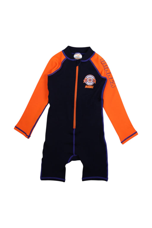 A Navy Wetsuits from Minnex in size 4T for boy. (Front View)