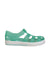 A Green Sandals from Igor in size 5T for girl. (Front View)