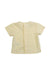 A Yellow Short Sleeve Tops from Paz Rodriguez in size 3-6M for girl. (Front View)