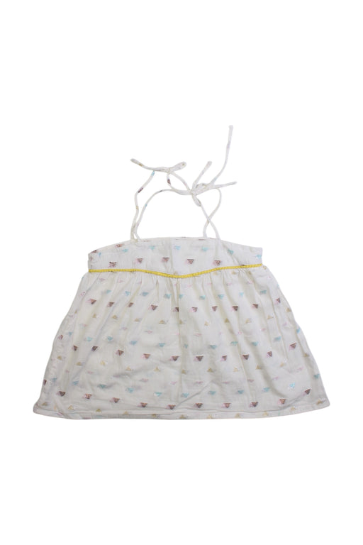 A Multicolour Sleeveless Tops from Excuse My French in size 6T for girl. (Front View)