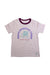 A White Short Sleeve T Shirts from Roots in size 7Y for girl. (Front View)