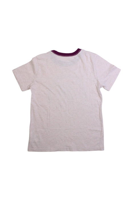 A White Short Sleeve T Shirts from Roots in size 7Y for girl. (Back View)