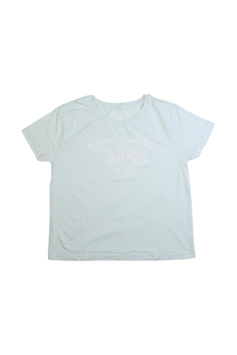 A White Short Sleeve T Shirts from Roxy in size 8Y for girl. (Front View)