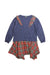 A Multicolour Sweater Vests from Comme Ca Ism in size 4T for girl. (Front View)