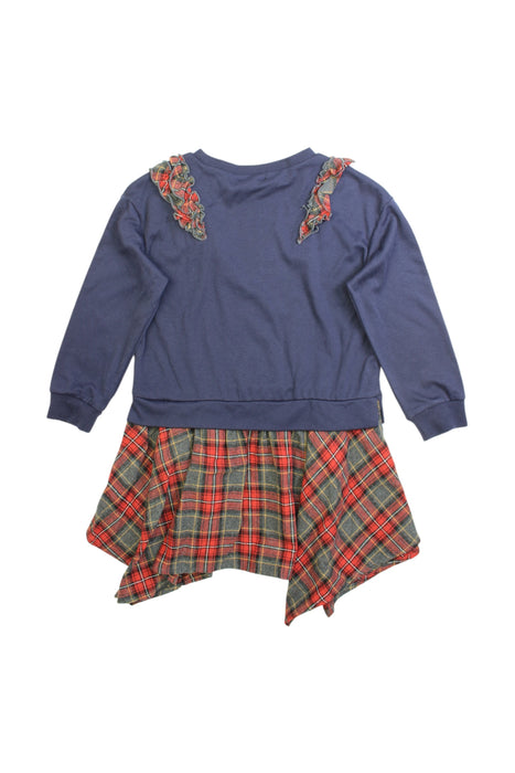 A Multicolour Sweater Vests from Comme Ca Ism in size 4T for girl. (Back View)