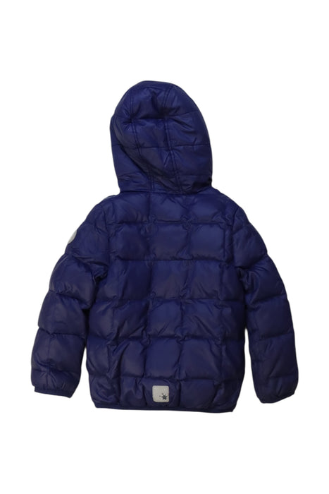 A Blue Puffer/Quilted Coats & Outerwear from Sigikid in size 4T for boy. (Back View)