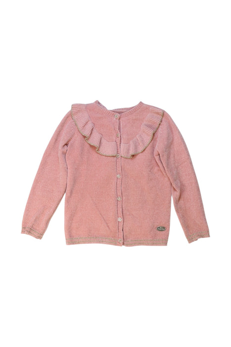 A Pink Cardigans from Chickeeduck in size 7Y for girl. (Front View)