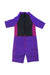 A Purple Wetsuits from Arena in size 6T for girl. (Back View)