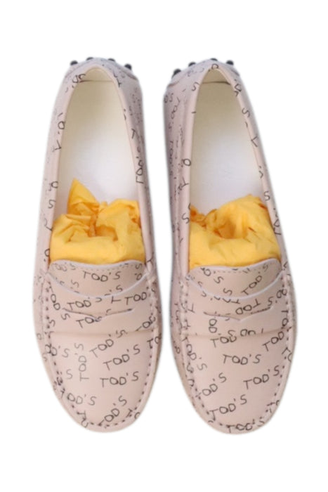 A White Loafers & Moccasins from Tod’s in size 7Y for neutral. (Back View)