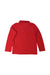 A Red Long Sleeve Polos from City Threads in size 6T for boy. (Back View)