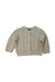 A Beige Cardigans from Aosta in size 5T for girl. (Front View)