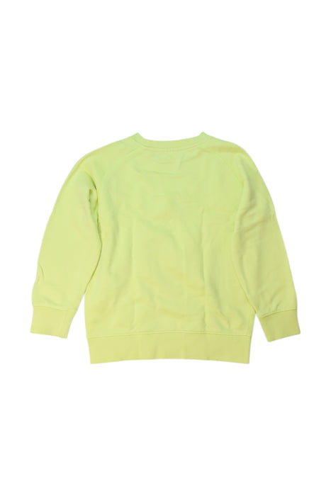 A Yellow Sweatshirts from Molo in size 7Y for boy. (Back View)