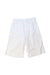 A White Shorts from City Threads in size 5T for boy. (Front View)