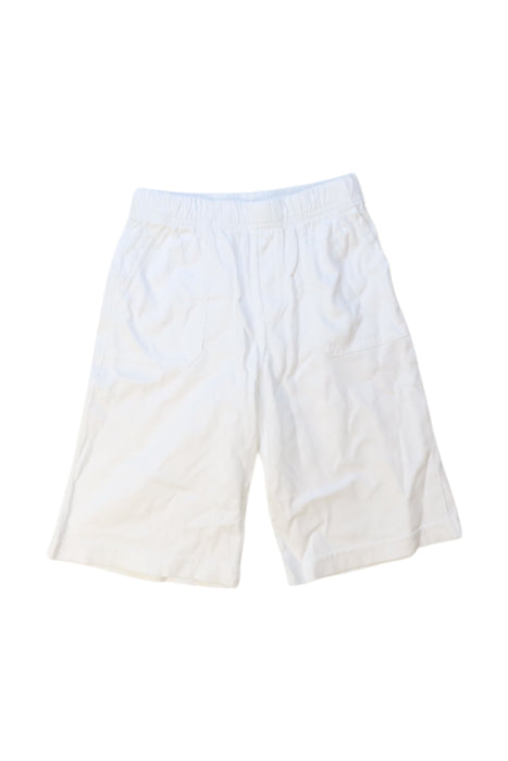 A White Shorts from City Threads in size 5T for boy. (Front View)