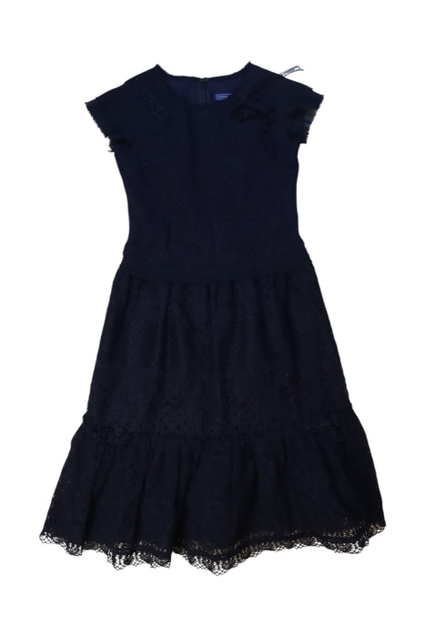 A Navy Short Sleeve Dresses from Nicholas & Bears in size 8Y for girl. (Front View)