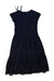 A Navy Short Sleeve Dresses from Nicholas & Bears in size 8Y for girl. (Back View)