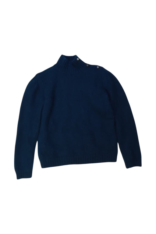 A Navy Knit Sweaters from Bonpoint in size 6T for boy. (Front View)