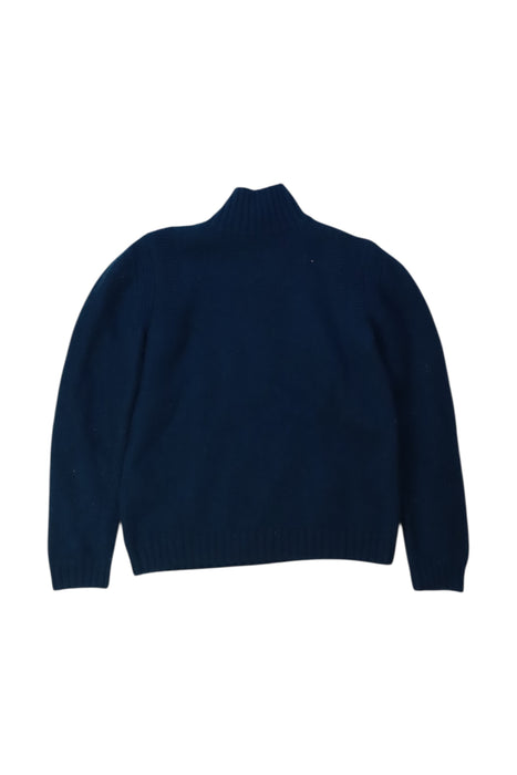 A Navy Knit Sweaters from Bonpoint in size 6T for boy. (Back View)