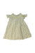 A Yellow Short Sleeve Dresses from Bonpoint in size 4T for girl. (Back View)