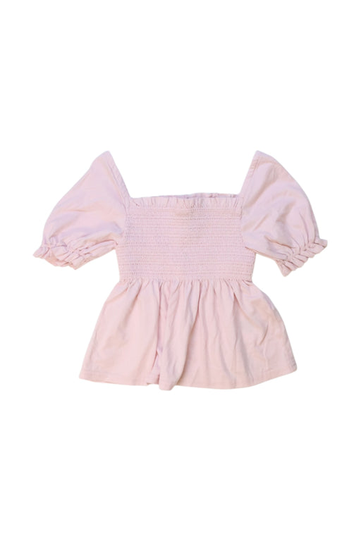A Pink Short Sleeve Tops from Polo Ralph Lauren in size 5T for girl. (Front View)