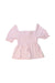 A Pink Short Sleeve Tops from Polo Ralph Lauren in size 5T for girl. (Back View)