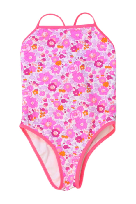 A Pink Swimsuits from Jacadi in size 4T for girl. (Front View)