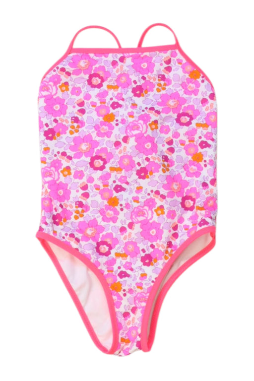A Pink Swimsuits from Jacadi in size 4T for girl. (Front View)