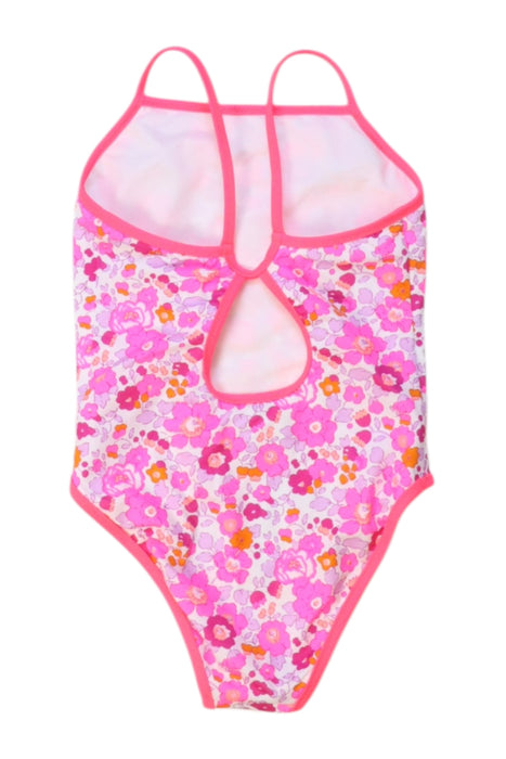 A Pink Swimsuits from Jacadi in size 4T for girl. (Back View)
