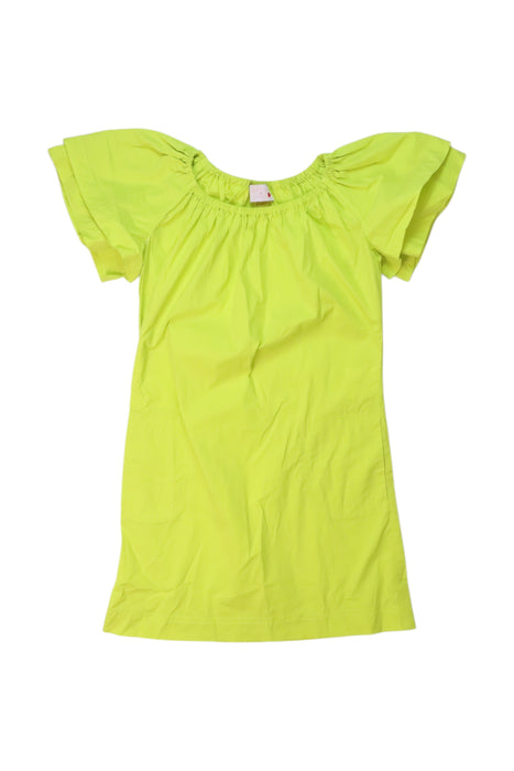 A Yellow Short Sleeve Dresses from Lanvin Petite in size 8Y for girl. (Front View)