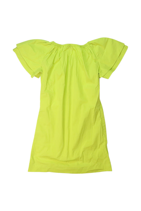 A Yellow Short Sleeve Dresses from Lanvin Petite in size 8Y for girl. (Back View)