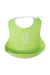 A Green Bibs from BabyBjorn in size Newborn for neutral. (Front View)
