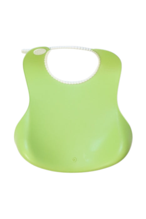 A Green Bibs from BabyBjorn in size Newborn for neutral. (Back View)