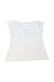 A White Short Sleeve Tops from Ralph Lauren in size 6-12M for girl. (Back View)