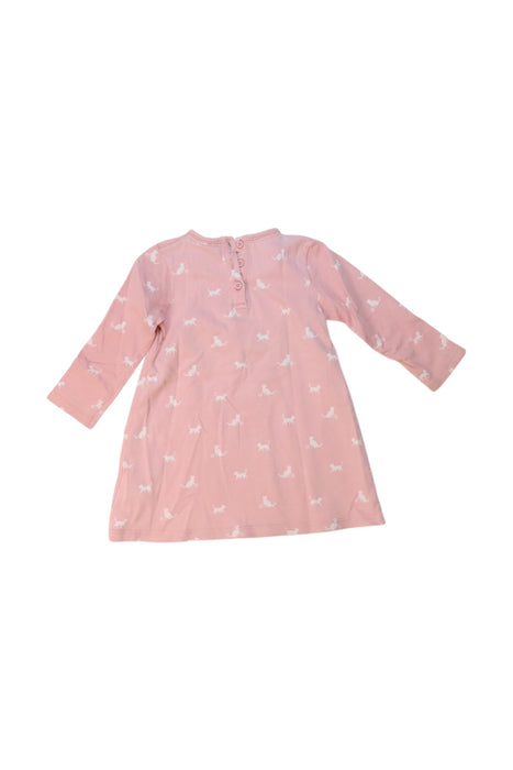 A Pink Long Sleeve Dresses from J by Jasper Conran in size 12-18M for girl. (Back View)