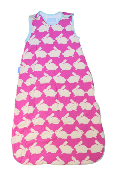 A Pink Sleepsacs from Grobag in size 12-18M for girl. (Front View)