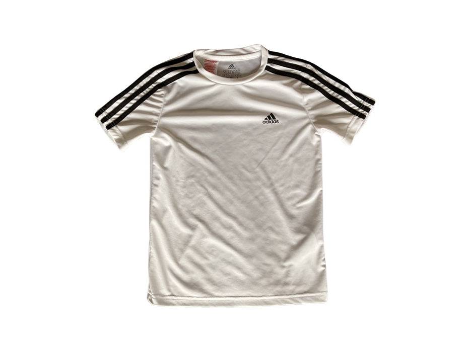 A White Short Sleeve T Shirts from Adidas in size 10Y for neutral. (Front View)