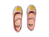 A Pink Flats from WiNK in size 5T for girl. (Front View)