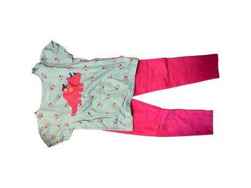 A Pink Pants Sets from Jojo Maman Bébé in size 4T for girl. (Front View)