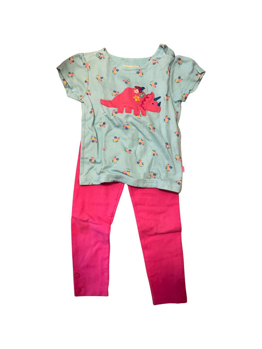 A Pink Pants Sets from Jojo Maman Bébé in size 4T for girl. (Front View)