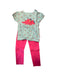A Pink Pants Sets from Jojo Maman Bébé in size 4T for girl. (Front View)