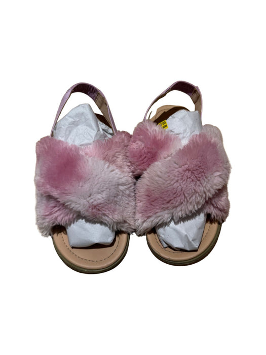 A Pink Sandals from EMU Australia in size 9Y for girl. (Front View)