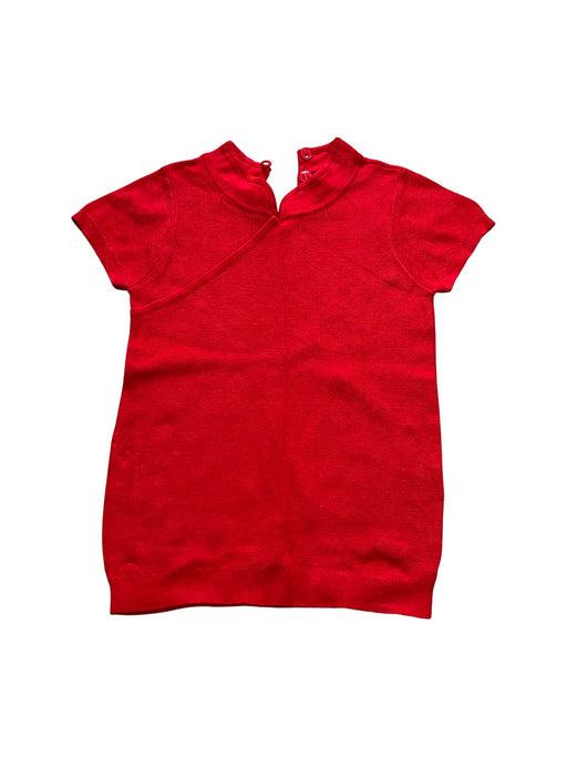 A Red Short Sleeve Tops from Shanghai Tang in size 4T for girl. (Front View)