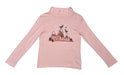 A Pink Long Sleeve Tops from Petit Bateau in size 8Y for girl. (Front View)